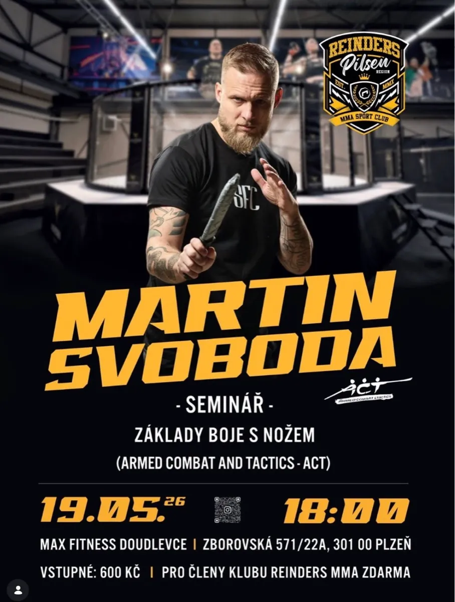 Seminář základů boje s nožem (ACT) s Martinem Svobodou